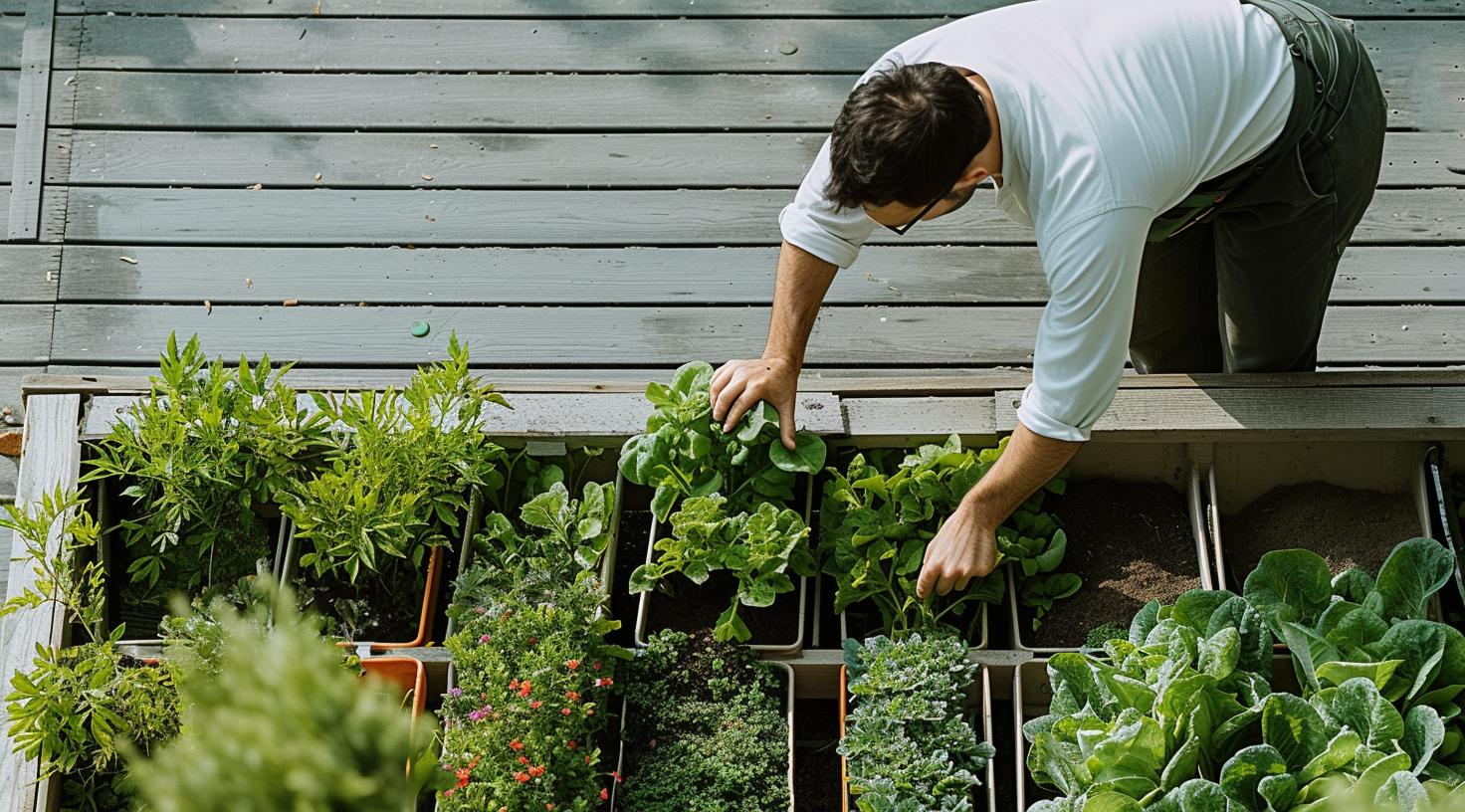 Kreative Ideen für ein vertikales Gartenbeet
